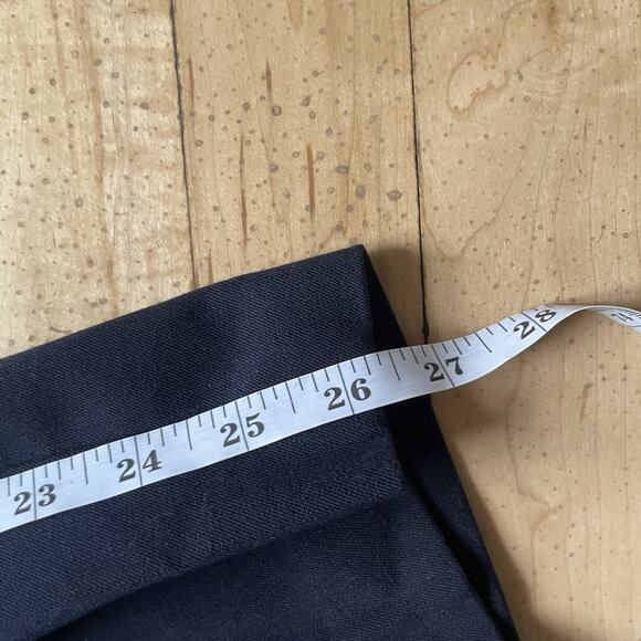 Talbots Womens Dress Pants Size 12 Petite Bi Stretch Straight Leg Curvy Navy - Picture 7 of 11